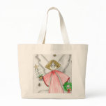 Mod Christmas Angel Tote Bags