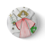 Mod Christmas Angel Pins