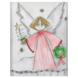 Mod Christmas Angel Personalized Flyer