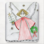 Mod Christmas Angel Mousepads