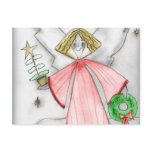 Mod Christmas Angel Postcards