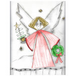 Mod Christmas Angel T-shirt