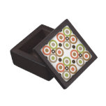 Mod Clover Circles Geometric Jewelry/Trinket Box Premium Keepsake Box
