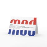 Mod_Cons Greeting Card