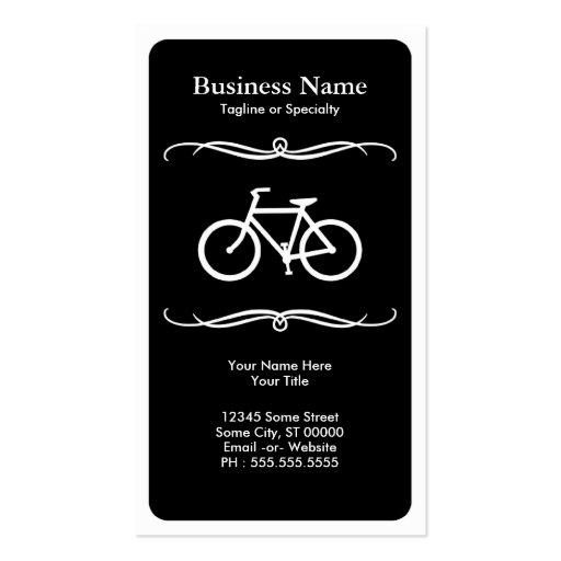 mod cycling business card (front side)