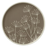 Mod Dandelions, Melamine Tableware / Plate