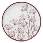 Mod Dandelions, Melamine Tableware / Plate