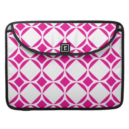 Mod Diamonds (Pink & White) MacBook Pro Sleeve