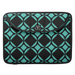 Mod Diamonds (Teal & Black) MacBook Pro Sleeve