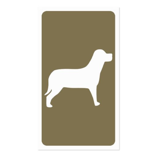 mod dog business card template (back side)