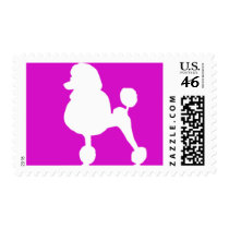 Mod-Dog Poodle Stamp stamps