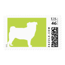 Mod-Dog Pug Stamp