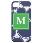 Mod Dots in Navy iPhone 5 Cases