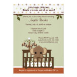 Mod ELEPHANT Baby Shower Invitation KME-G green