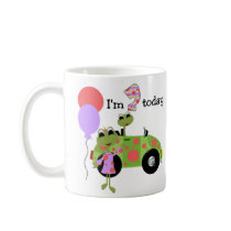 Mod Frogs 2nd Birthday mugs by kids_birthdays Mod Frogs 2nd Birthday mugs