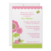Mod Garden Baby Shower Invitation