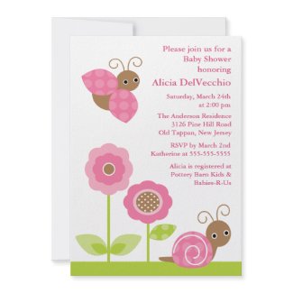 Mod Garden Baby Shower Invitation zazzle_invitation