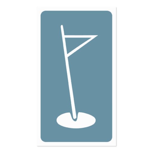 mod golf business card template (back side)