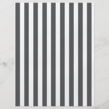 Mod Gray Stripes Pattern Flyers