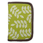 Mod Green Leaf Day Planner Folio Case