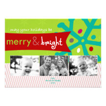 Mod Holiday Photo Card
