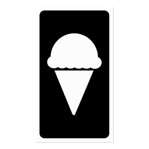 mod ice cream business card template (back side)