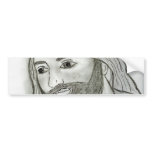 Mod Jesus Bumper Sticker