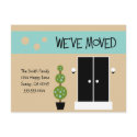 Mod  - Just Moved Announcement postcards