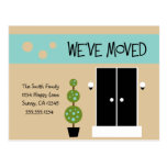 Mod  - Just Moved Announcement Postcards