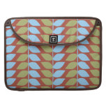 Mod Leaves Aqua & Brick MacBook Pro Sleeve