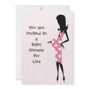 mod mama Baby shower Invitation