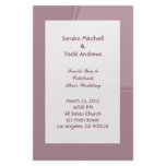 Mod Mauve Pink Wedding stationery