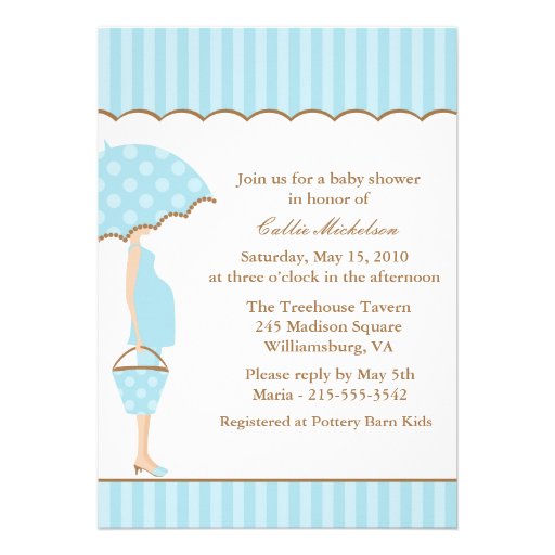 Mod Mom Baby Shower Invitation