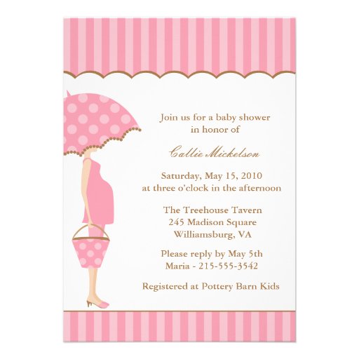 Mod Mom Baby Shower Invitation