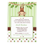 Mod Monkey Baby Shower invitation