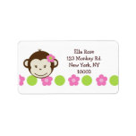 Mod Monkey Girl address labels
