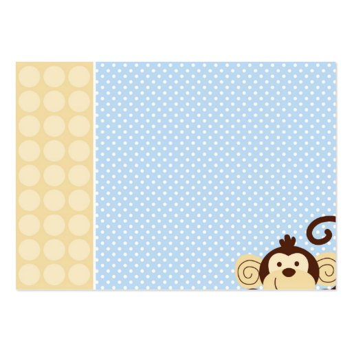 Mod Monkey TY Gift Tag Business Cards (back side)