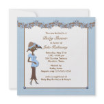Mod Mother To Be Ethnic Boy Shower Invitations