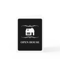 mod open house announcement greeting card