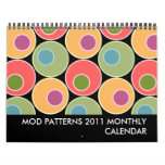 Mod Patterns 2011 Monthly Calendar - Medium
