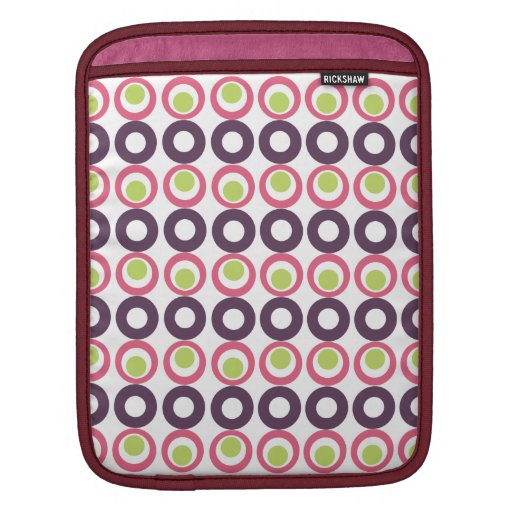 Mod Pink Olives Pattern Electronics Sleeve Sleeves For iPads
