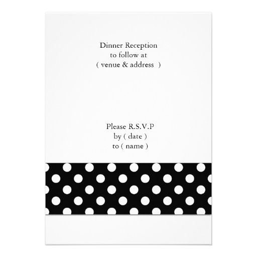 mod polka dots red gerbera daisy announcement