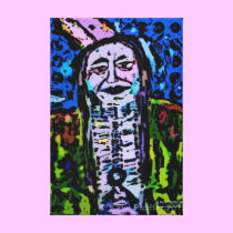 Mod Pop Indian Canvas Print by Katie Pfeiffer canvas prints