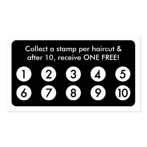 mod razor stamp card business cards (back side)