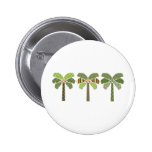 Mod Retro Abstract Patchwork Palm Trees buttons
