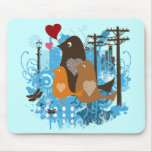 Mod Retro Birds Mousepads