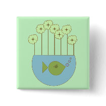 Mod Retro Flowers/Fishbowl buttons by JuJuGarden Mod Retro Flowers/Fishbowl buttons