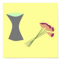 Mod Retro Flowers & Vase posters