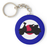 Mod Scooter Keychain