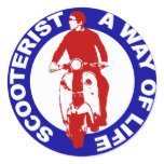 Mod Scooterist A Way Of Life Sticker